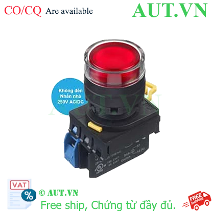 Ảnh của Nút nhấn nhả IDEC YW1L-MF2E10Q0R D22 1NO (Đỏ)
