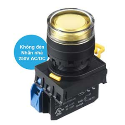 Ảnh của Nút nhấn nhả IDEC YW1L-MF2E10Q0Y D22 1NO (Vàng)