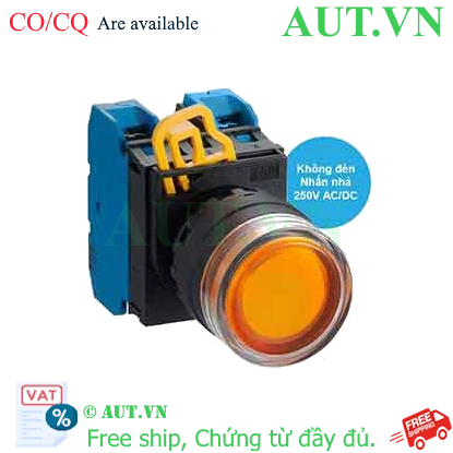 Ảnh của Nút nhấn nhả IDEC YW1L-MF2E20Q0A D22 2NO (Hổ phách)