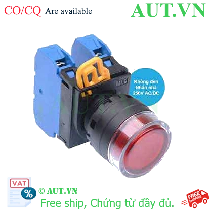 Ảnh của Nút nhấn nhả IDEC YW1L-MF2E20Q0R D22 2NO (Đỏ)