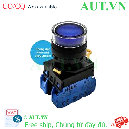 Ảnh của Nút nhấn nhả IDEC YW1L-MF2E20Q0S D22 2NO (Xanh)