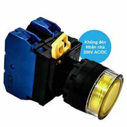 Ảnh của Nút nhấn nhả IDEC YW1L-MF2E20Q0Y D22 2NO (Vàng)