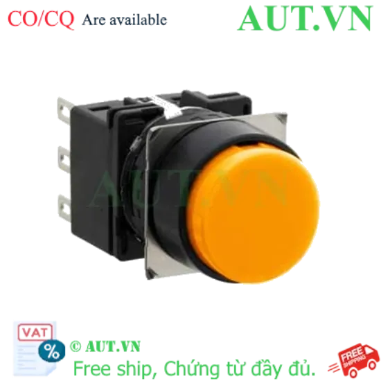 Ảnh của Nút nhấn giữ không đèn IDEC LB1B-A1T1LA D16 1NO+1NC (Hổ phách)
