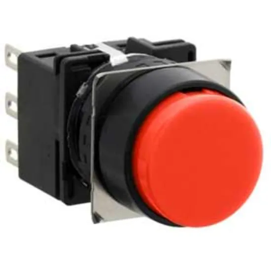 Ảnh của Nút nhấn giữ không đèn IDEC LB1B-A1T3LR D16 3NO+3NC (Đỏ)