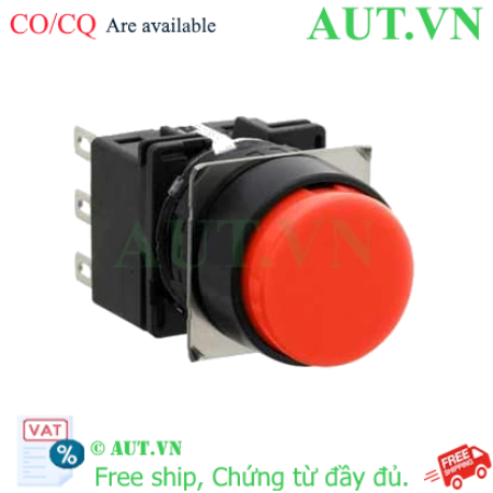 Ảnh của Nút nhấn giữ không đèn IDEC LB1B-A1T6R D16 2NO+2NC (Đỏ)