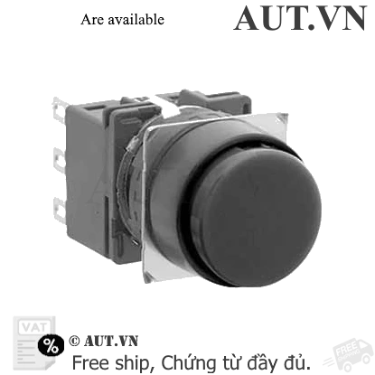 Ảnh của Nút nhấn giữ không đèn IDEC LB1B-A1T7B D16 3NO+3NC (Đen)