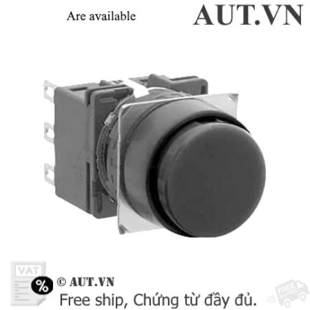 Ảnh của Nút nhấn giữ không đèn IDEC LB1B-A1T7B D16 3NO+3NC (Đen)