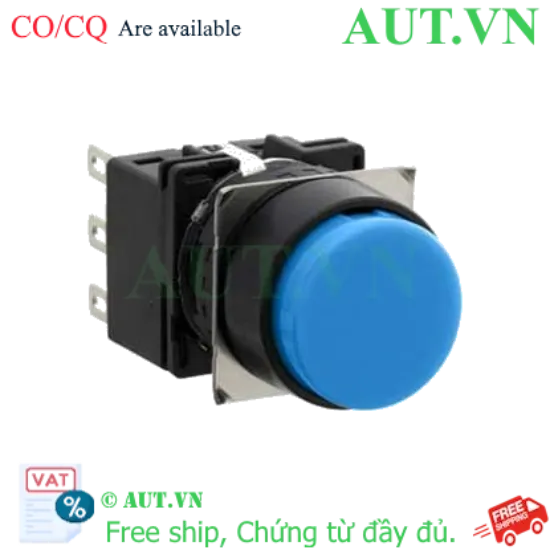 Ảnh của Nút nhấn giữ không đèn IDEC LB1B-A1T7S D16 3NO+3NC (Xanh)