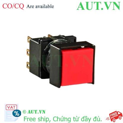 Ảnh của Nút nhấn giữ không đèn IDEC LB2B-A1T1LR D16 1NO+1NC (Đỏ)