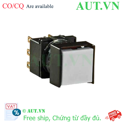 Ảnh của Nút nhấn giữ không đèn IDEC LB2B-A1T1LW D16 1NO+1NC (Trắng)