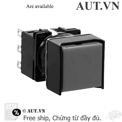 Ảnh của Nút nhấn giữ không đèn IDEC LB2B-A1T5B D16 1NO+1NC (Đen)