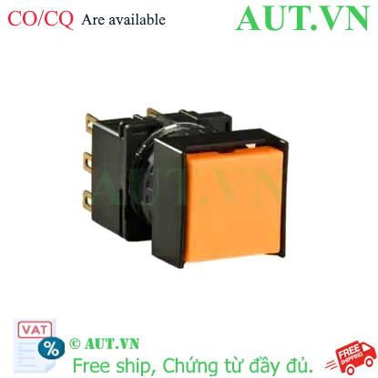 Ảnh của Nút nhấn giữ không đèn IDEC LB2B-A1T6LA D16 2NO+2NC (Hổ phách)