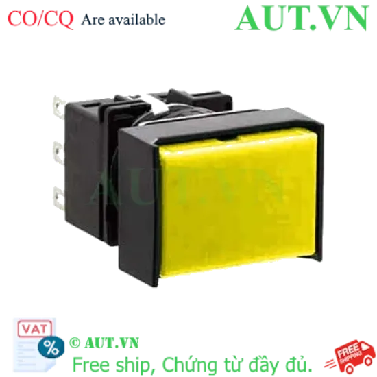 Ảnh của Nút nhấn giữ không đèn IDEC LB3B-A1T1Y D16 1NO+1NC (Vàng)