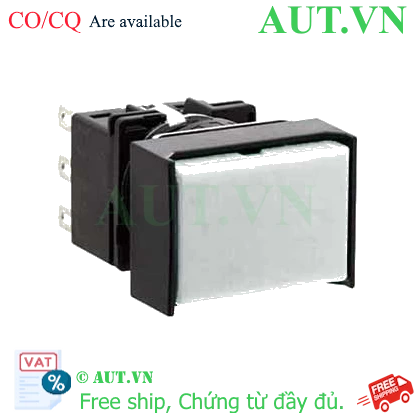 Ảnh của Nút nhấn giữ không đèn IDEC LB3B-A1T7LW D16 3NO+3NC (Trắng)