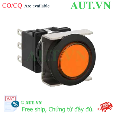 Ảnh của Nút nhấn giữ không đèn IDEC LB6B-A1T1LA D18 1NO+1NC (Hổ phách)