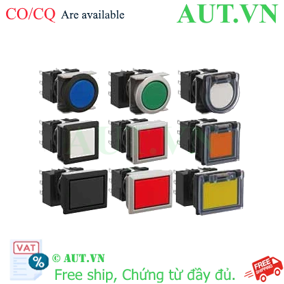 Ảnh của Nút nhấn giữ không đèn IDEC LB6B-A1T1LW D18 1NO+1NC (Trắng)