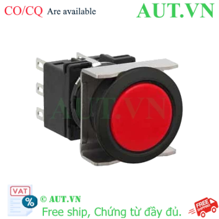 Ảnh của Nút nhấn giữ không đèn IDEC LB6B-A1T2R D18 2NO+2NC (Đỏ)