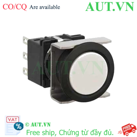 Ảnh của Nút nhấn giữ không đèn IDEC LB6B-A1T5LW D18 1NO+1NC (Trắng)