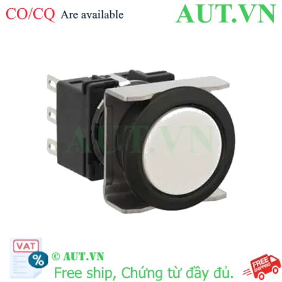 Ảnh của Nút nhấn giữ không đèn IDEC LB6B-A1T5LW D18 1NO+1NC (Trắng)