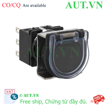 Ảnh của Nút nhấn giữ không đèn IDEC LB6GB-A1T6B D18 2NO+2NC (Đen)
