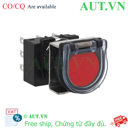 Ảnh của Nút nhấn giữ không đèn IDEC LB6GB-A1T6LR D18 2NO+2NC (Đỏ)