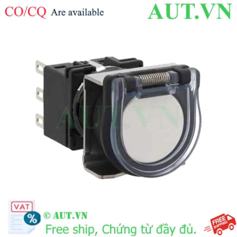 Ảnh của Nút nhấn giữ không đèn IDEC LB6GB-A1T7W D18 3NO+3NC (Trắng)