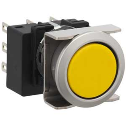 Ảnh của Nút nhấn giữ không đèn IDEC LB6MB-A1T1LY D18 1NO+1NC (Vàng)