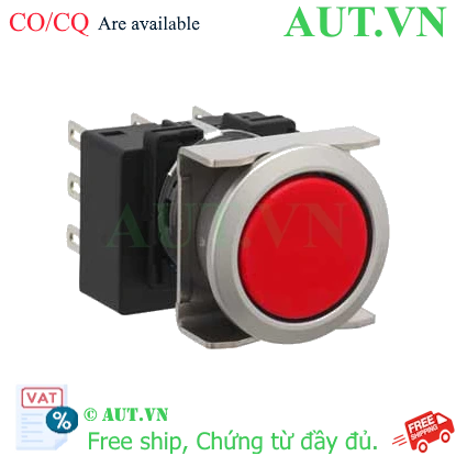 Ảnh của Nút nhấn giữ không đèn IDEC LB6MB-A1T2LR D18 2NO+2NC (Đỏ)