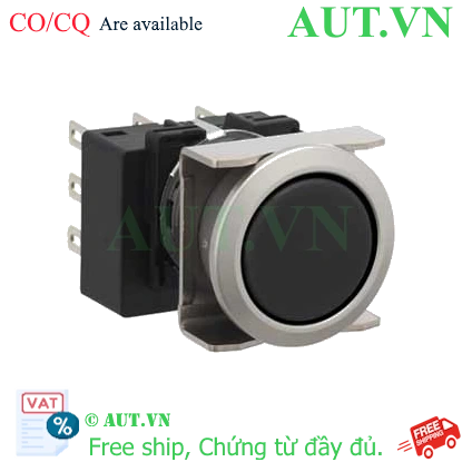 Ảnh của Nút nhấn giữ không đèn IDEC LB6MB-A1T3VB D18 3NO+3NC (Đen)