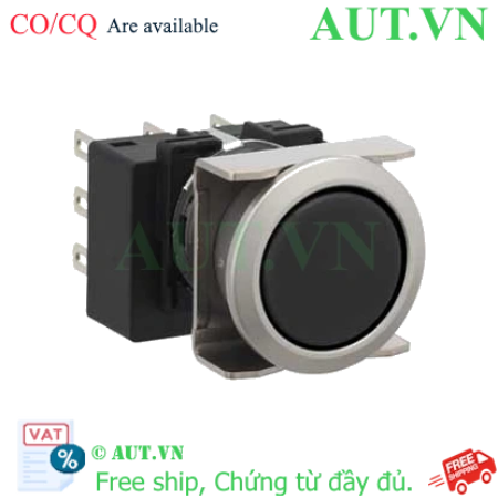 Ảnh của Nút nhấn giữ không đèn IDEC LB6MB-A1T3VB D18 3NO+3NC (Đen)