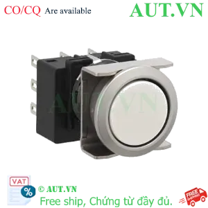 Ảnh của Nút nhấn giữ không đèn IDEC LB6MB-A1T3W D18 3NO+3NC (Trắng)