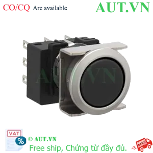 Ảnh của Nút nhấn giữ không đèn IDEC LB6MB-A1T5B D18 1NO+1NC (Đen)