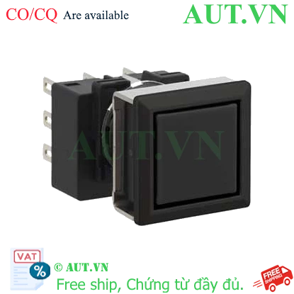 Ảnh của Nút nhấn giữ không đèn IDEC LB7B-A1T1VB 1NO+1NC (Đen)