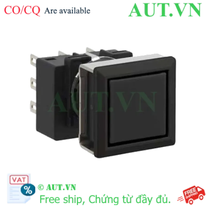 Ảnh của Nút nhấn giữ không đèn IDEC LB7B-A1T1VB 1NO+1NC (Đen)
