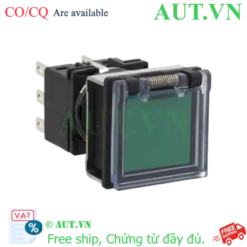 Ảnh của Nút nhấn giữ không đèn IDEC LB7GB-A1T2G 2NO+2NC (Xanh)