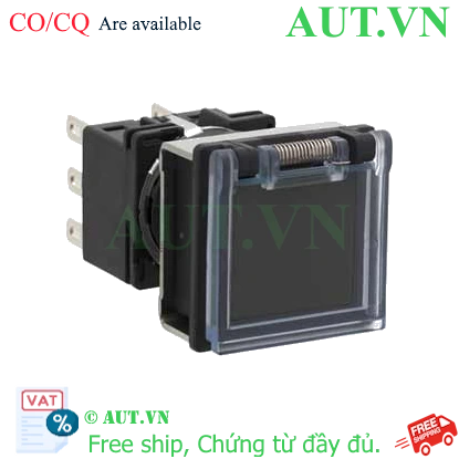 Ảnh của Nút nhấn giữ không đèn IDEC LB7GB-A1T2VB 2NO+2NC (Đen)