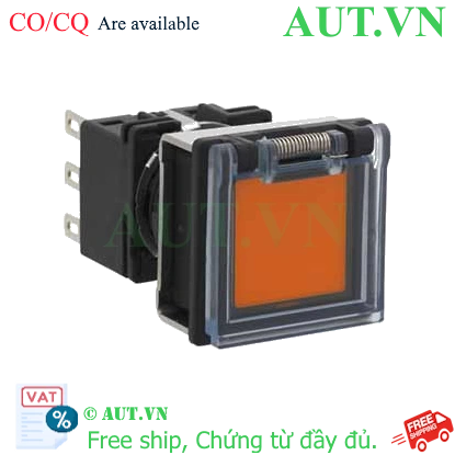 Ảnh của Nút nhấn giữ không đèn IDEC LB7GB-A1T6LA 2NO+2NC (Hổ phách)