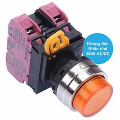 Ảnh của Nút nhấn nhả IDEC YW4L-M2E02Q0A D22 2NC (Hổ phách)