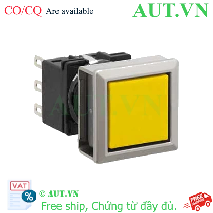 Ảnh của Nút nhấn giữ không đèn IDEC LB7MB-A1T2LY 2NO+2NC (Vàng)