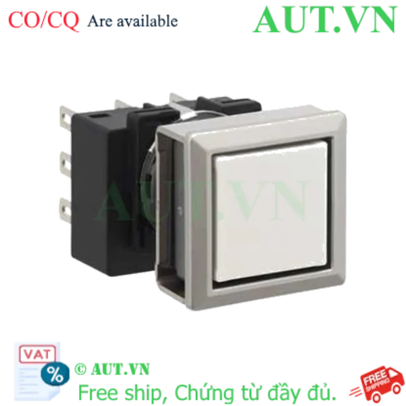 Ảnh của Nút nhấn giữ không đèn IDEC LB7MB-A1T2W 2NO+2NC (Trắng)