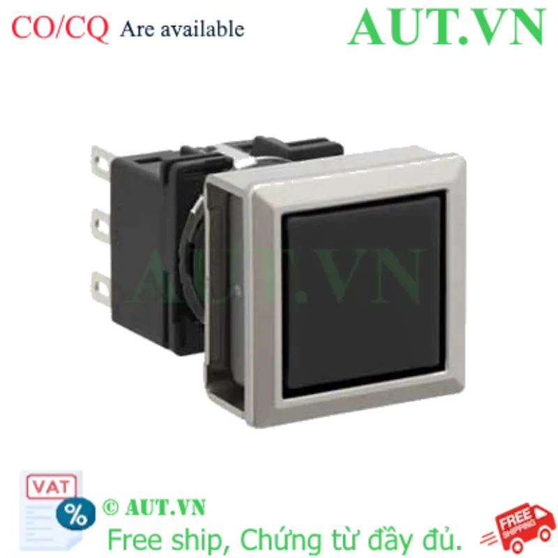 Ảnh của Nút nhấn giữ không đèn IDEC LB7MB-A1T3VB 3NO+3NC (Đen)