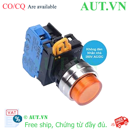 Ảnh của Nút nhấn nhả IDEC YW4L-M2E10Q0A D22 1NO (Hổ phách)
