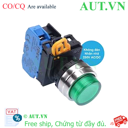 Ảnh của Nút nhấn nhả IDEC YW4L-M2E10Q0G D22 1NO (Xanh)