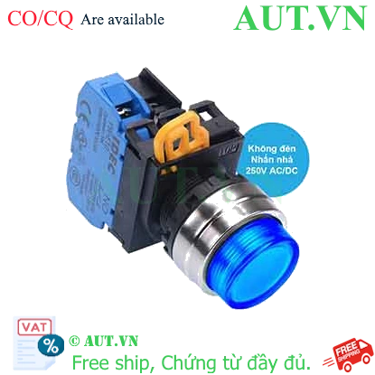 Ảnh của Nút nhấn nhả IDEC YW4L-M2E10Q0S D22 1NO (Xanh)