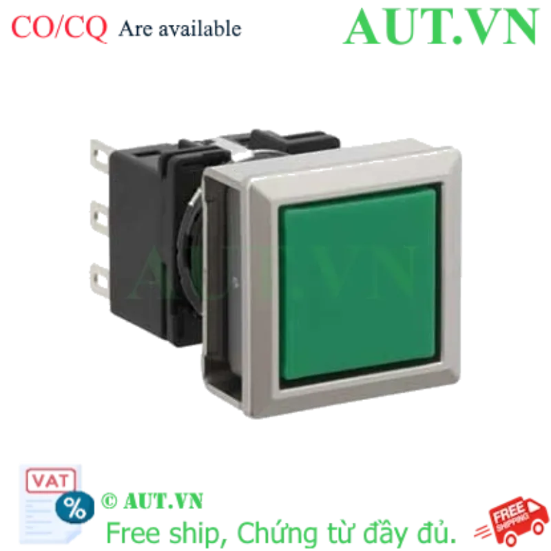 Ảnh của Nút nhấn giữ không đèn IDEC LB7MB-A1T5G 1NO+1NC (Xanh)