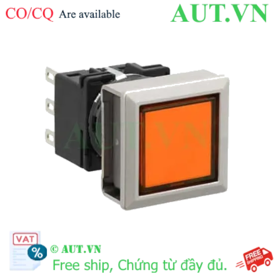 Ảnh của Nút nhấn giữ không đèn IDEC LB7MB-A1T6LA 2NO+2NC (Hổ phách)