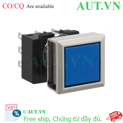 Ảnh của Nút nhấn giữ không đèn IDEC LB7MB-A1T7LS 3NO+3NC (Xanh)