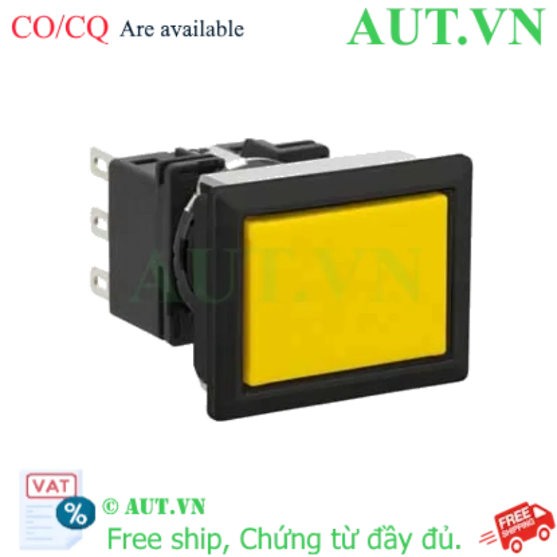 Ảnh của Nút nhấn giữ không đèn IDEC LB8B-A1T1LY 1NO+1NC (Vàng)