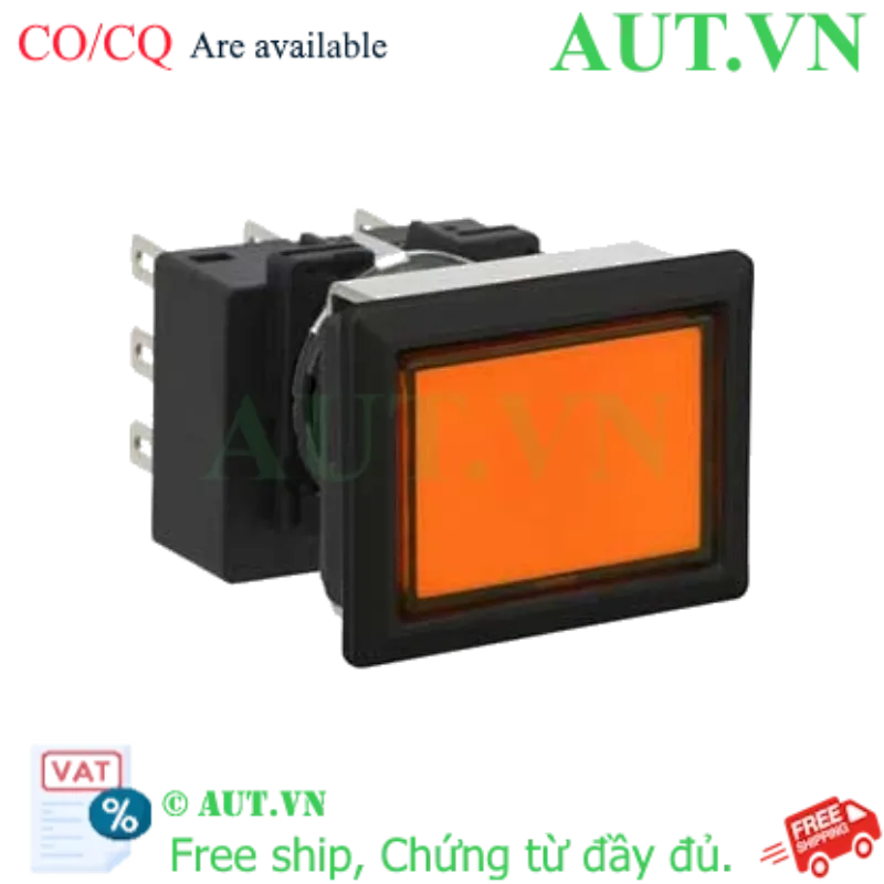 Ảnh của Nút nhấn giữ không đèn IDEC LB8B-A1T2LA 2NO+2NC (Hổ phách)