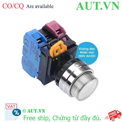 Ảnh của Nút nhấn nhả IDEC YW4L-M2E11Q0W D22 1NO+1NC (Trắng)